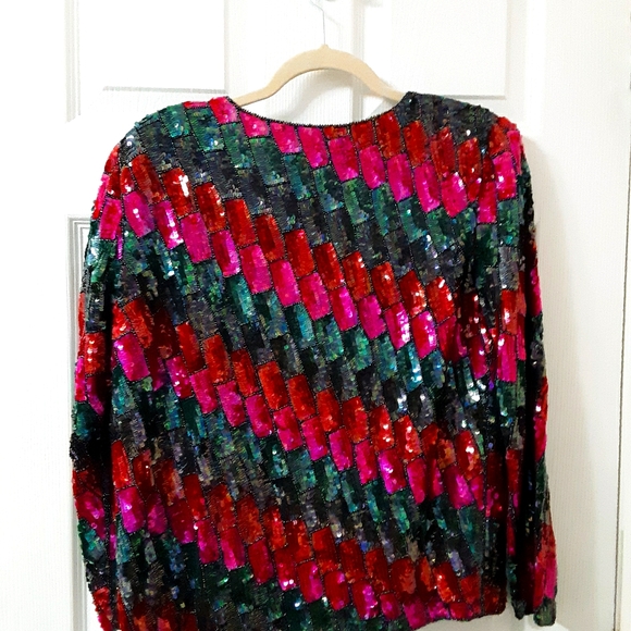 Vintage Jean for Joseph Le Bon Size M Silk Jacket - Picture 6 of 9